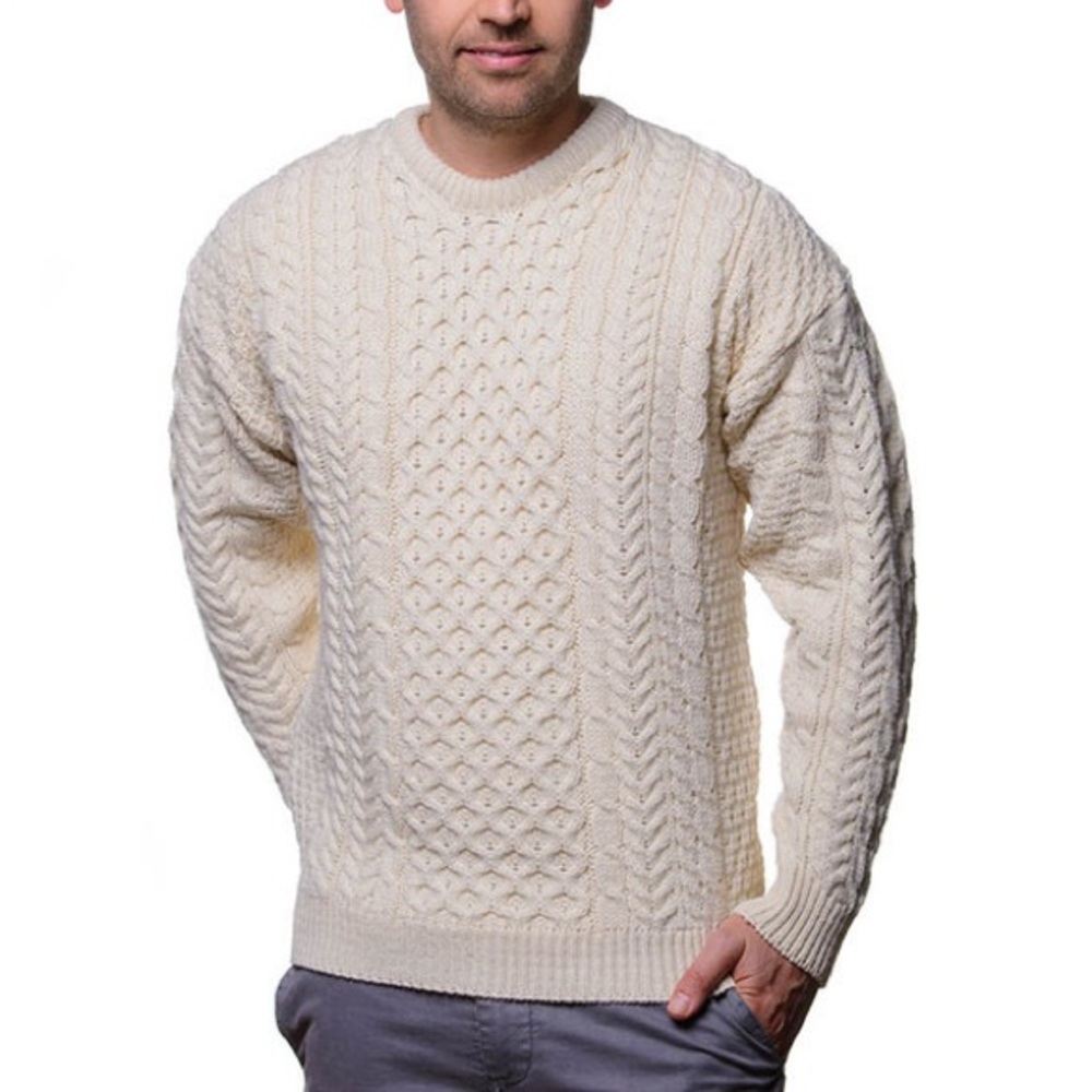Men’s Merino Aran Crafts “Aran Sweater”